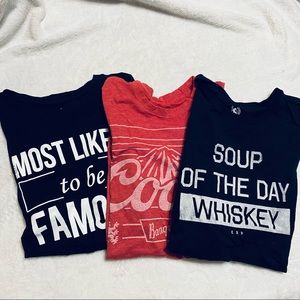 Mens Soft Cotton Short Sleeve T-shirt Bundle of 3